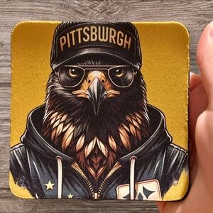 Pittsburgh Steelers Mascot Coasters
1 for $6 or 4 for $25